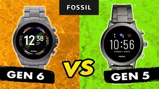 Fossil Gen 6 vs Gen 5 Smartwatch  5 Differences Explained [upl. by Yehus222]