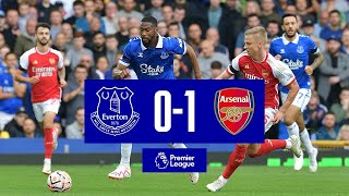 EVERTON 01 ARSENAL  Premier League highlights [upl. by Sokim]