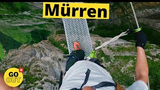 On the Edge from my comfort Zone I Via Ferrata Mürren 2021 [upl. by Asilat]