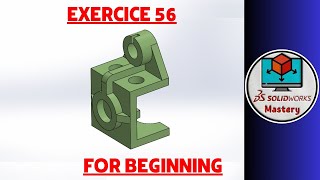 SolidWorks Mastery for beginners Exercice 56 [upl. by Wehrle]