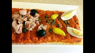 سلاطة امك حورية 🥕🥕  سلطة جزر تونسية  Omek Houria salade de carottes Tunisienne [upl. by Eelrefinnej]