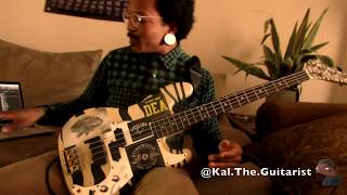 Dr Dre  Let Me Ride Bass Cover By Kal [upl. by Franek]