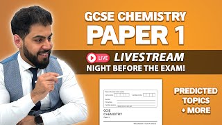 📝 GCSE Chemistry Paper 1  🔴 Live Stream  830PM  Predicted Topics  Combined amp Triple Science [upl. by Brey]