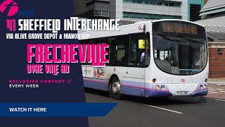 First South Yorkshire  41  Sheffield Interchange Arbourthorne  Frecheville Dyke Vale Road [upl. by Jardena533]