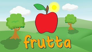 I nomi della FRUTTA in ITALIANO per bambini  Impara litaliano  Learn italian  Aprenda italiano [upl. by Sondra]