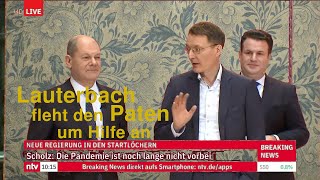 Der Pate Lauterbach fleht Scholz um Hilfe an [upl. by Croom]