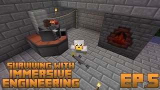 Surviving With Immersive Engineering  Ep5  Chemical Thrower and Bottling Machine [upl. by Ejrog]