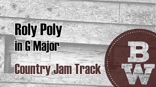 Roly Poly  Western Swing Backing Track  G Major 216 BPM [upl. by Hnib]