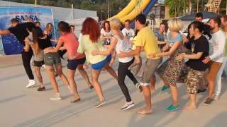 Lambada SALSA on The BEACH 2016 [upl. by Andrade21]