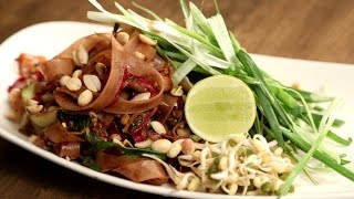 Pad Thai Noodles  Popular Thai Food Recipe  The Bombay Chef  Varun Inamdar [upl. by Yesteb]