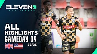 ALL HIGHLIGHTS ⚽👀 Jupiler Pro League GAMEDAY 9 [upl. by Einnod251]