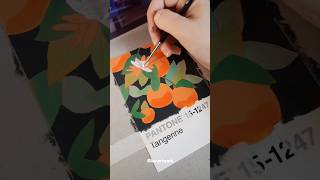 PANTONE postcard n°11 🍊 art artshort illustration short [upl. by Nomyaw389]