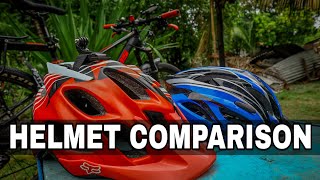 Bike Helmet Comparison MTB vs RB helmet Anong mas maganda at Paano bumili ng budget bike helmet [upl. by Carine695]