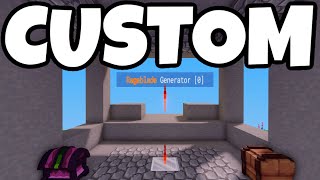 Bedwars Added CUSTOM GENERATORS [upl. by Eseret]