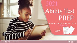 Ability Test Grade 6 Preparation Pep Ability Test 2020 past paper questions and solutions [upl. by Uriel]