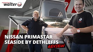 Bester Camper 2023  Nissan Primastar Seaside by Dethleffs  Review des günstigen Camper [upl. by Yelsnia]