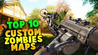 Top 10 BO3 Custom Zombies Maps Ive Played [upl. by Gamber851]