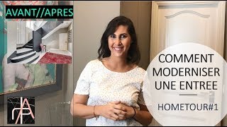 COMMENT MODERNISER UNE ENTREE HOMETOUR1 [upl. by Chessy]