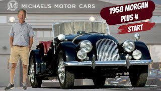 1958 Morgan Plus 4  start [upl. by Itak]