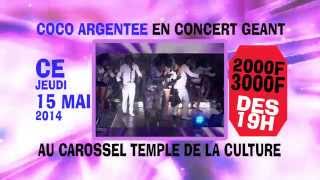 COCO ARGENTEE EN SPECTACLE AU CAROSSEL LE 15 MAI 2014 [upl. by Calley]