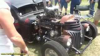 Propane Powered Rat Rod at Billetproof 2015 [upl. by Ydennek]