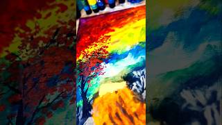 Impressionism Acrylic Artwork Drawing my mind onto paper art acrylicpaintingartistpainting [upl. by Trebornhoj]