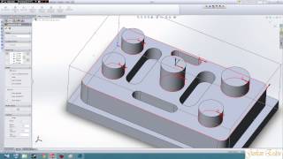 SolidCam Parça işleme Örnek [upl. by Roldan]
