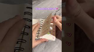 Scrapbook for Boyfriend 💜 scrapbook scrapbookalbum [upl. by Karame]