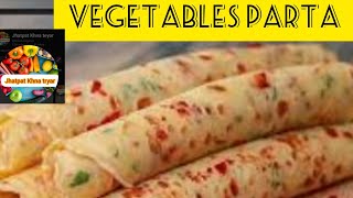 how to cook veg paratha roll vegetable paratha by jhatpat Khna teyarcook parta food viral edit [upl. by Sandstrom]