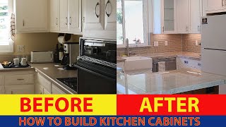 How to Build Kitchen Cabinets with Shaker Style Doors [upl. by Adair]