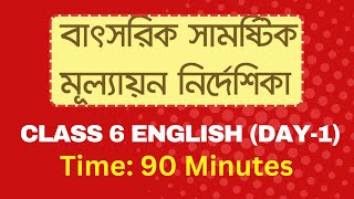 ৬ষ্ঠ শ্রেণির বার্ষিক সামষ্টিক মূল্যায়ন সিলেবাস প্রকাশ  Class 6 English Final Summative Assessment [upl. by Lette23]