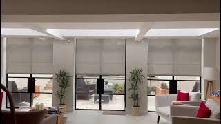 Concealed electric roller blinds fitted in Oxford [upl. by Pitts392]