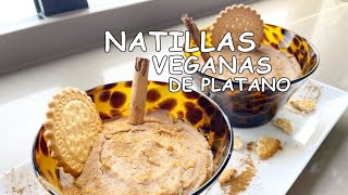 Cómo Hacer NATILLAS DE PLÁTANO con Avena Receta Vegana Fácil [upl. by Sillyhp638]