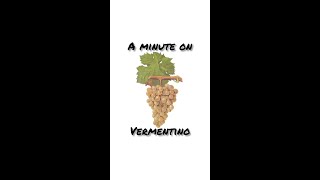 Vermentino A One Minute Summary on History Growing and Winemaking shorts [upl. by Hsuk645]