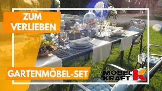 MÖBEL KRAFT  GartenmöbelSet zum Verlieben [upl. by Etireuqram]