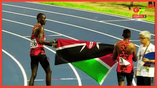 Kenyas ARON CHEMININGWA Historic 800M GOLDAfrican Games [upl. by Jammie]