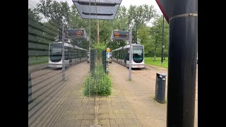 Cabinerit RET tramlijn 8 vanuit remise Beverwaard naar Kleiweg [upl. by Tod]