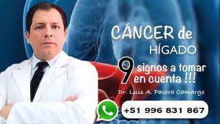 9 SIGNOS EN CÁNCER DE HÍGADO 😱❌ [upl. by Mab189]