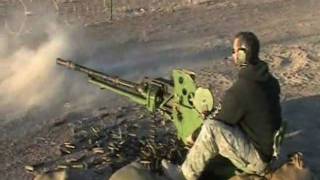 Russian Weapons 145 MM ZPU RPG 7 VOG 25 and 127MM DSHK Firing [upl. by Noemis]