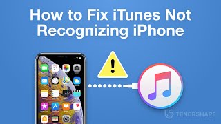 How to Fix iPhone Not Showing Up in iTunes 2020 [upl. by Rhianna]