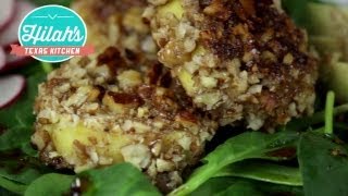 Pecan Crusted Goat Cheese Salad  Hilahs Texas Kitchen [upl. by Ecnaled192]