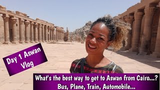 DAY 1 in Aswan  from Cairo to Aswan Nile River cruise Egypt Vlog egypt travel digitalnomad [upl. by Newo873]