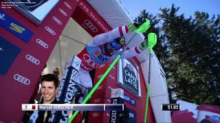 Marcel Hirscher  Slalom Wengen 2018  2nd Run  Win [upl. by Grindlay470]