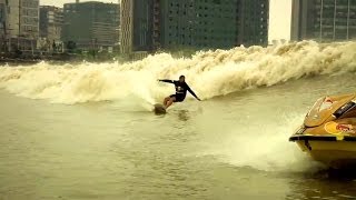 Enter the Silver Dragon  Red Bull Qiantang Shoot Out 2013 [upl. by Wolfort]