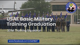 331st Training Squadron Basic Military Training Graduation Ceremony October 12 2023 [upl. by Itnuahsa]