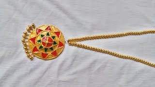 Easy mould it clay handmade Assamese japi style jewellery ✨ youtube subscribe viral trending [upl. by Otte]