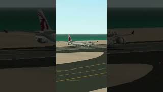 landing in  Qatar🇧🇭🇧🇭 rfsflight rfs rfsgameplay aviation rfspro [upl. by Dhruv810]