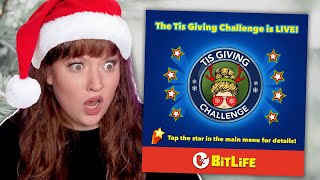 HOW TO DO THE quotTIS GIVINGquot CHALLENGE IN BITLIFE [upl. by Sallad]