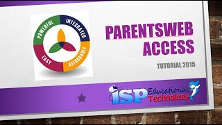 RenWeb ParentsWeb Access Tutorial ENG [upl. by Hpseoj312]