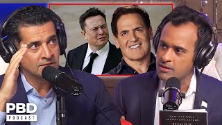 quotLast Election EVERquot  Elon Musk vs Mark Cuban Billionaires BATTLE Over Dangers If Trump Loses 2024 [upl. by Donnie]